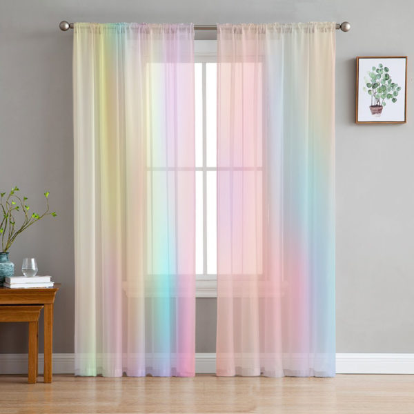 Rideau Transparent - Arc-en-Ciel 20197 uc6mgh