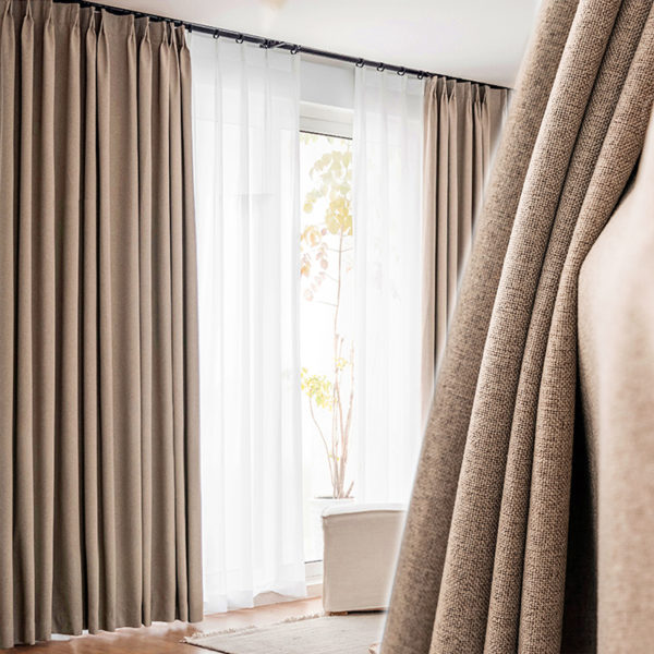 Rideau Occultant Chambre - Couleur Taupe 3287 x4mvil
