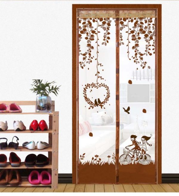 Rideau de porte anti insectes