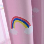 rideaux chambre petite fille arc en ciel