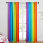 rideau couleur arc en ciel