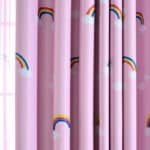 rideaux chambre petite fille arc en ciel