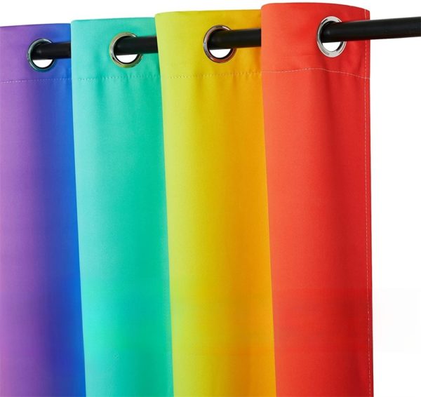 Rideau De Chambre Transparent Arc-en-ciel Pour Filles • Petites Pirates