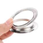 Anneau aluminium tringle rideau