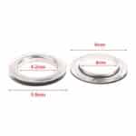 Anneau aluminium tringle rideau