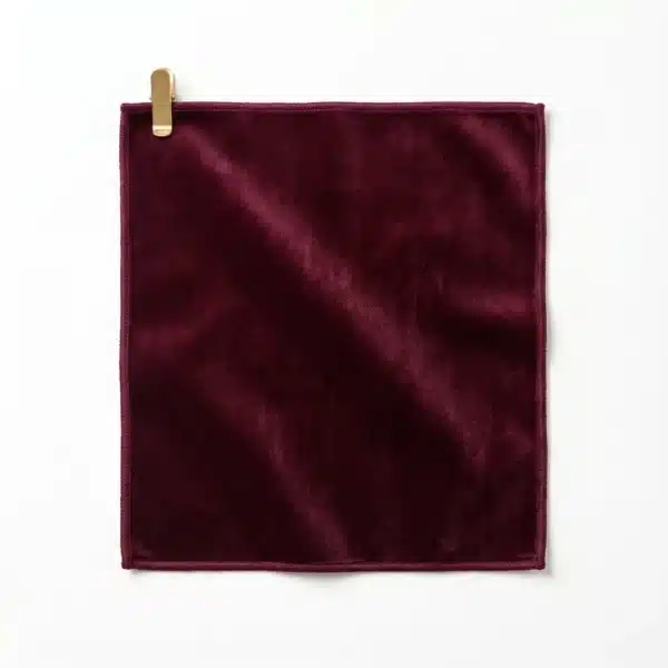 Echantillon tissu Velours -365016, Bordeaux variante A